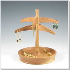 24 pair Earring Tree with Jewelry bowl