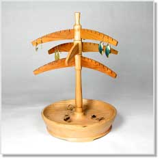 36 pair Earring Tree with Jewelry bowl